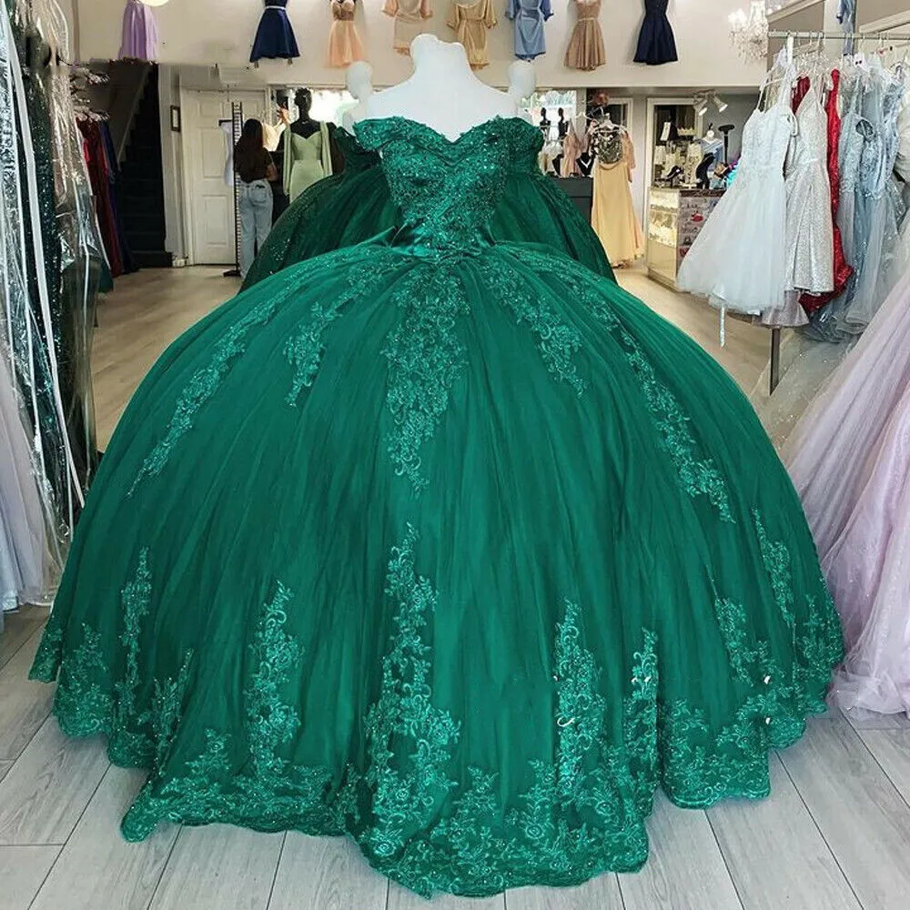 Emerald Green Quince Dress